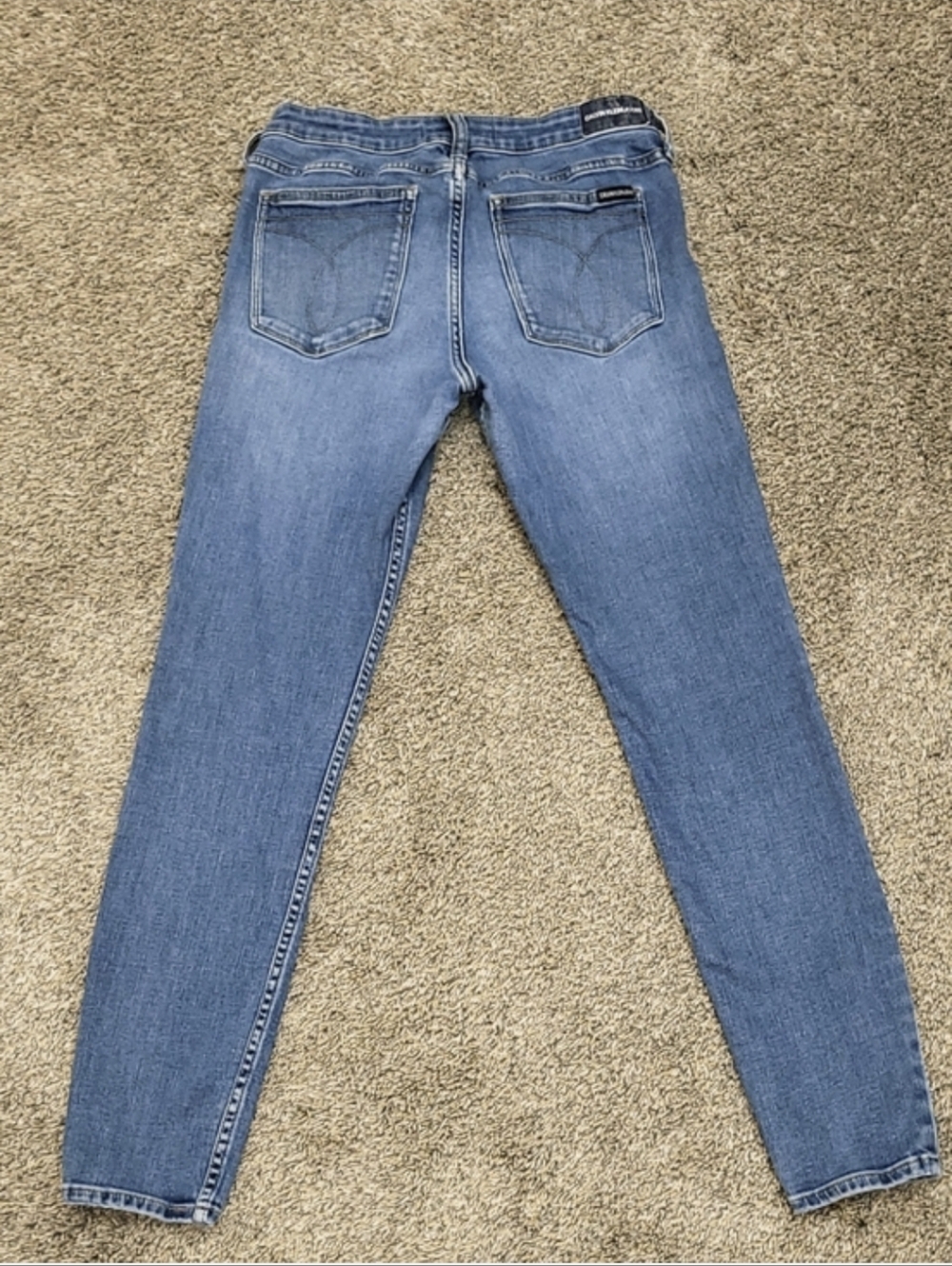 Calvin Klein Womens Medium Wash Midrise Jeans Size 6/30
